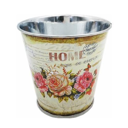 ROSE HOME METAL POT 10CM