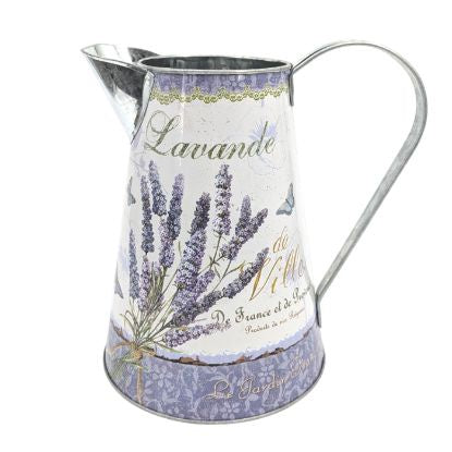LAVENDER JUG W/HANDLE 21CM