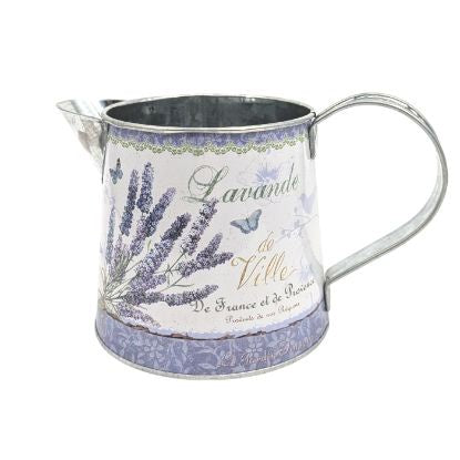 LAVENDER METAL JUG W/HANDLE 11.5CM
