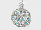 INEC4610 MULTI CRYSTAL NECKLACE
