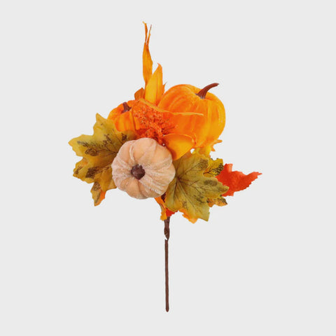 3 PUMPKIN AND LEAF PICK