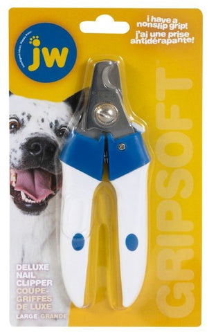 JW GRIP SOFT GROOMING MED DELUXE NAIL CLIPPER