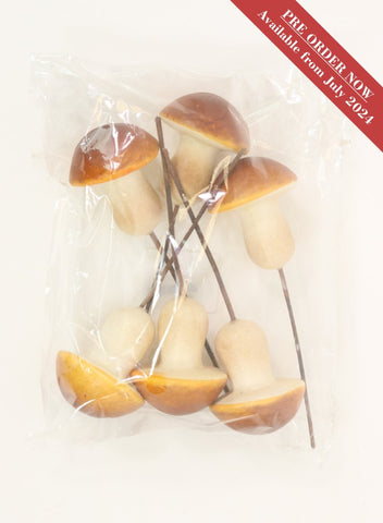 AUTUMN TOADSTOOL X 6