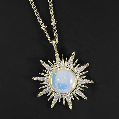 334133 MOONSTONE SUNSHINE GP NECKLACE