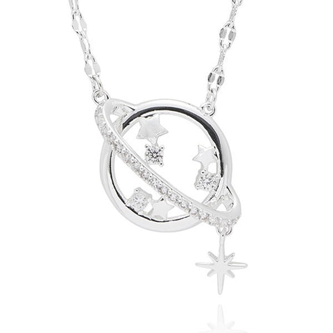 359394  CELESTIAL PLANET STARS SP NECKLACE