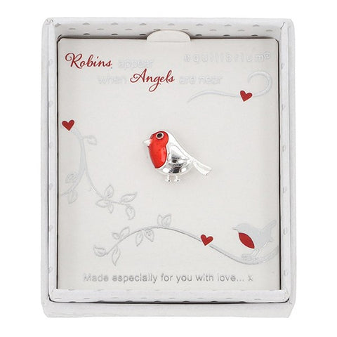 359713 ROBINS DAINTY S/P PIN BROOCH