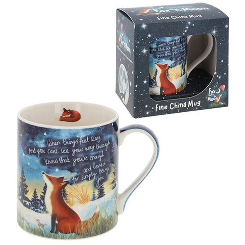 FOX UNDER THE MOON BOXED MUG SIMPLY YOU
