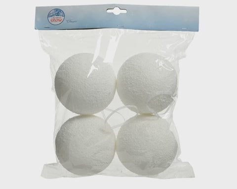 PACK OF 4 SNOW BALLS