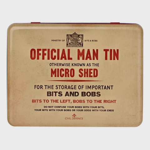 CIVIL DEFENCE MICRO SHED TIN