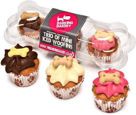 BARKING BAKERY YAPPY WOOFMAS MINI ICED TRIOS
