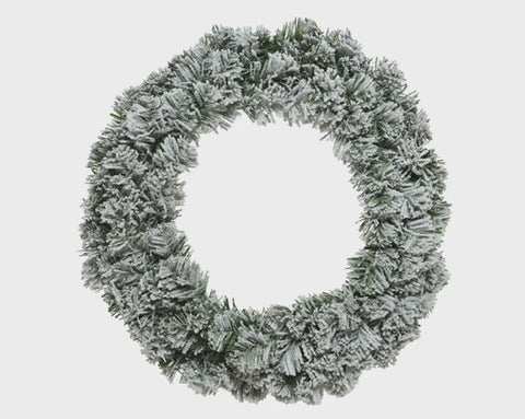 SNOWY IMPERIAL WREATH 35CMS