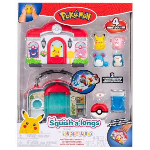 SQUISHALONGS - POKEMON CENTER MEDIUM PLAYSET W1