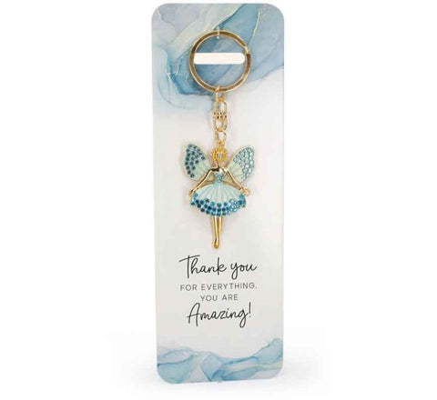 KEYRING BLUE ANGEL - THANK YOU FOR EVERYTHING