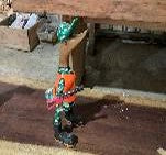 HUNTER DUCK WITH RIFLE 25CMS