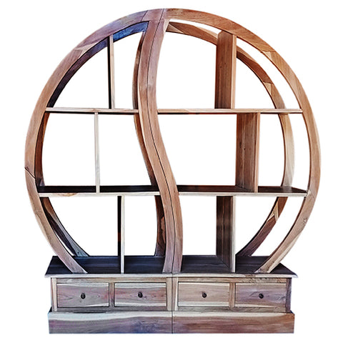 RWW DOUBLE ROUND BOOKCASE – Oasis Furniture and Home Shop
