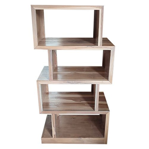 ZIG ZAG 4 SHELF BOOKCASE W/W