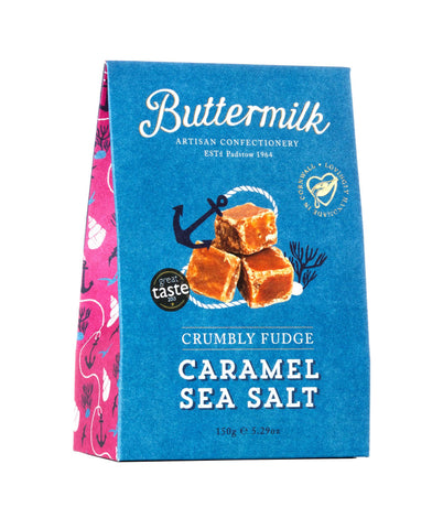 BUTTERMILK - CARAMEL SEA SALT CRUMBLY FUDGE