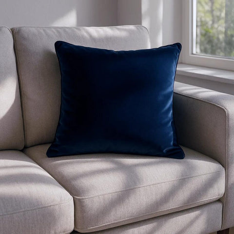BERKSHIRE FILLED CUSHION NAVY 55CMS