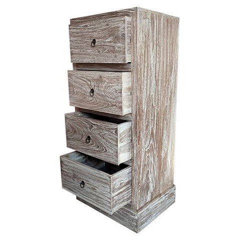 RWW 4 DRAWER BOX LEG TALL PILLAR