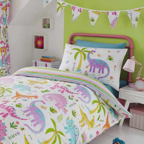 DAISY DINO SINGLE QUILT SET