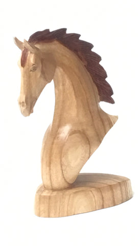 2 TONE HORSE HEAD 25CMS