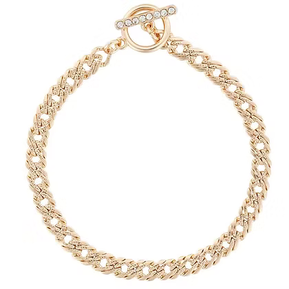IBRA1413 GOLD TOGGLE AND BAR BRACELET