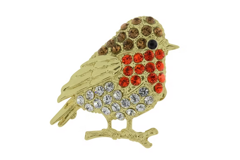IBRO0938A ROBIN BROOCH