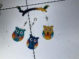 SUN CATCHER 3 OWLS