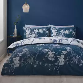 KYOTO FLORAL SINGLE BLUE