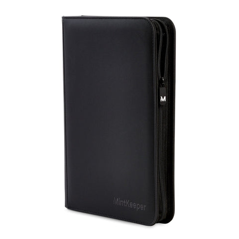 MINTKEEPER 128 - 4 POCKET TOPLOADER BINDER BLACK