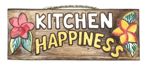 KITCHEN HAPPINESS SIGN