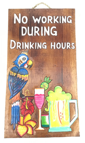 NO DRINKING PORTRAIT SIGN