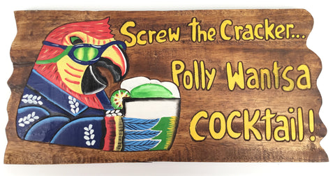 NEW STYLE SCREW CRACKER SIGN