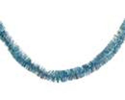 TINSEL GARLAND FOLK BLUE L270CM