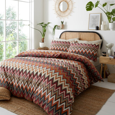 TYLER TERRACOTTA SINGLE QUILT SET