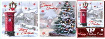 12 X WINTER WONDERLAND CARDS