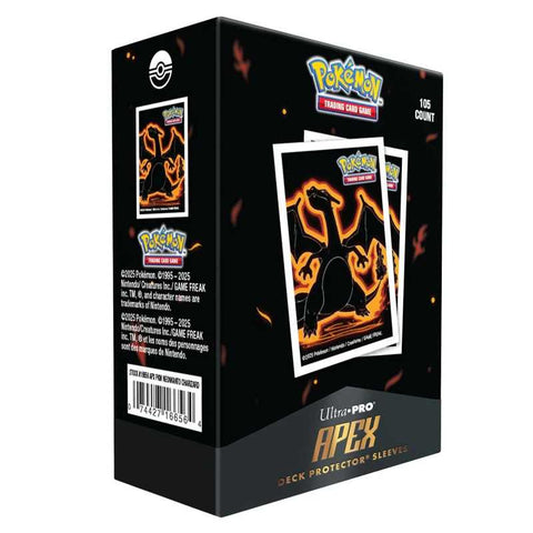 ULTRA PRO: NEON KANTO APEX CHARIZARD SLEEVES (105 SLEEVES)
