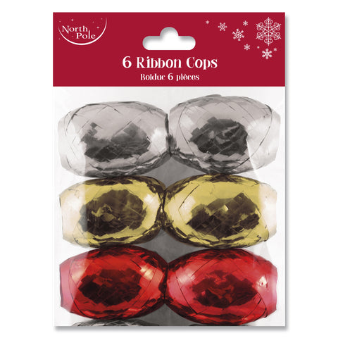 6 X TRADITIONAL COPS  RED/GOLD/SILVER