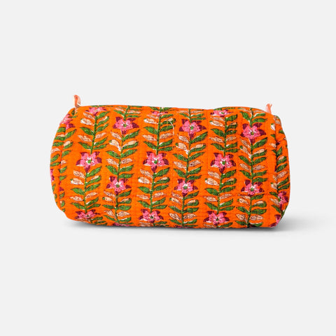 ZIRO COSMETIC BAG ORANGE SMALL