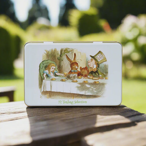 ALICE IN WONDERLAND 72 TEABAG TIN EB, EA, EG