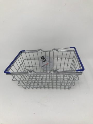 SMALL WIRE BASKET BLUE