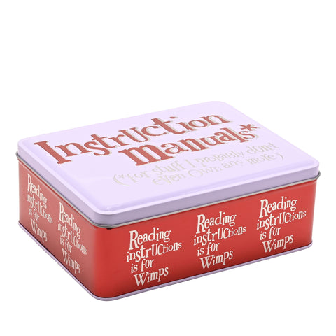 METAL INSTRUCTION MANUAL / LARGE JUNK TIN