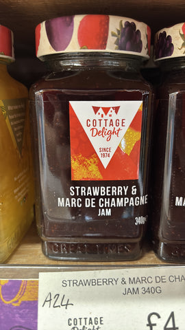 A24 STRAWBERRY & MARC DE CHAMPAGNE JAM 340G