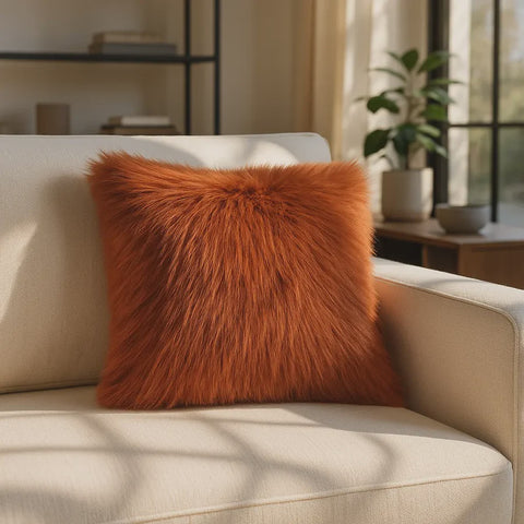 CHELSEA ORANGE CUSHION COMPLETE 45CMS