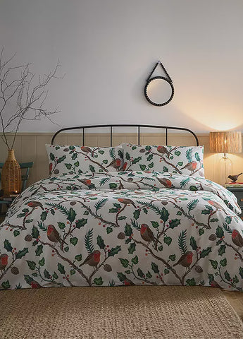 DALBY  WINTER WHITE SINGLE DUVET SET