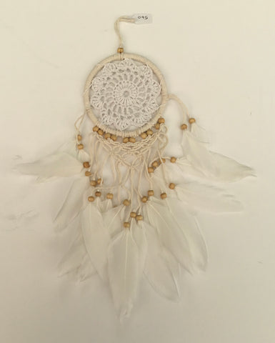 MACRAME WHITE DREAMCATCHER