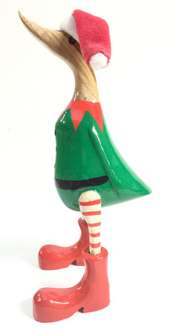 GREEN ELF DUCK 25CMS.