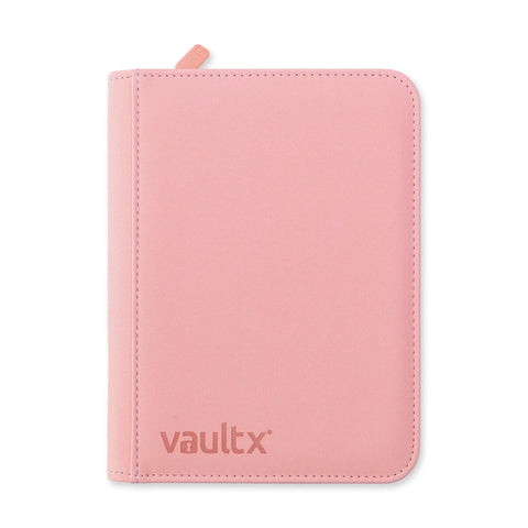 VAULT X - EXO- TEC 4 POCKET  ZIP BINDER JUST PINK