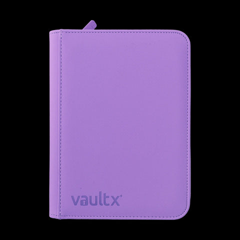VAULT X - EXO-TEC 4 POCKET ZIP BINDER JUST PURPLE