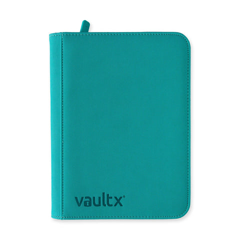 VAULT X - 4 POCKET EXO-TEC ZIP BINDER OCEAN BLUE